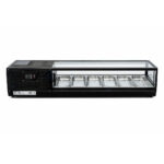 Vitrina de Sushi Recta 1529 mm. Negra - imagen 3