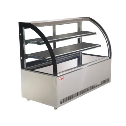 Vitrina pastelera curva 1500x750x1200mm - imagen 2