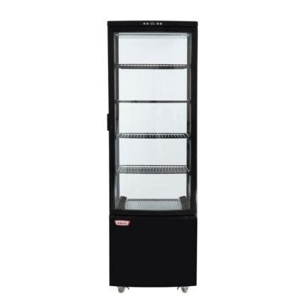 Vitrina pastelera vertical 218 lt negra - imagen 2